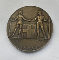 1924 Schützenmedaille Jahrhundertfeier Bronze