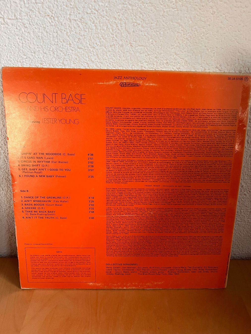 Dischi in vinile: Count Basie and his orchestra featuring Lester Young – Usato da Rüdlingen venduto da Timber_11 1