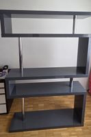 Regal dunkelgrau mit 4 Ebenen