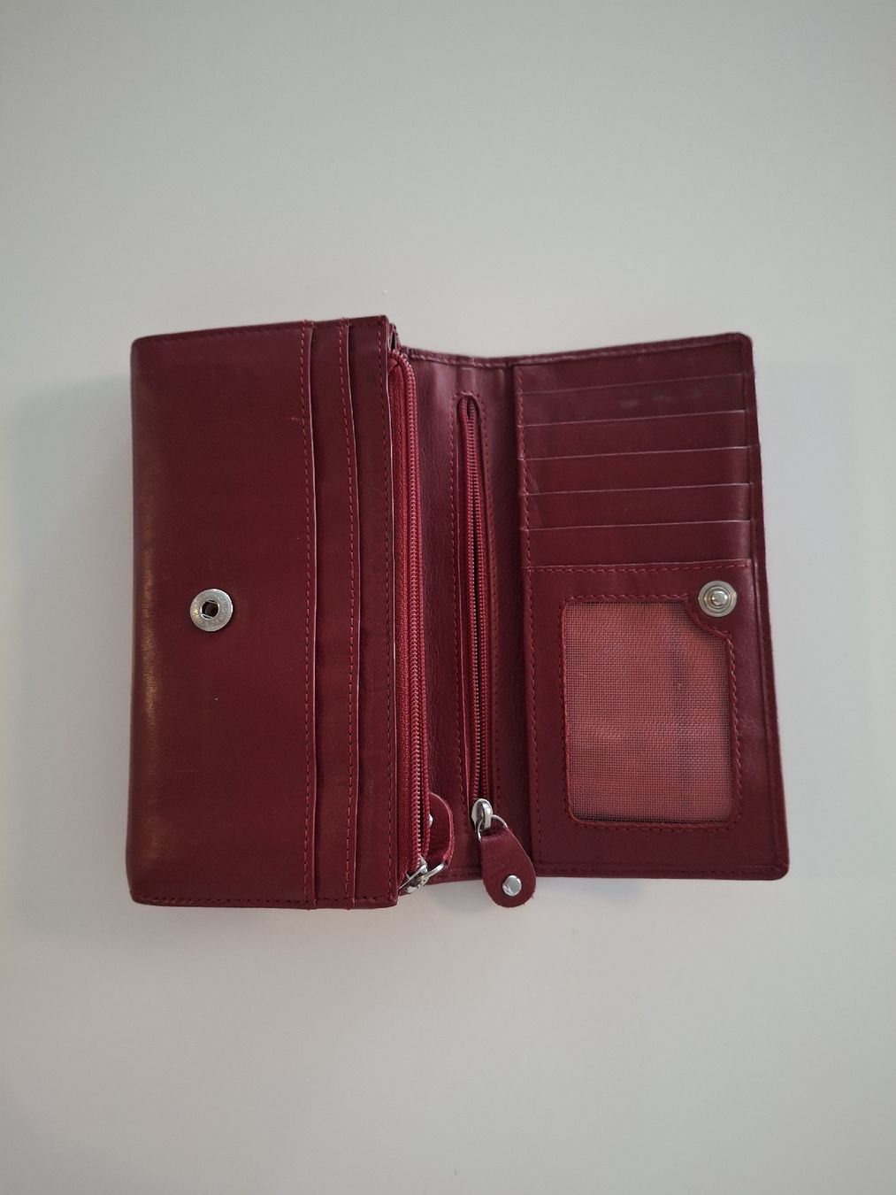 Portamonete: Portefeuille rouge en cuir – Usato da Payerne venduto da sme_86ht 3
