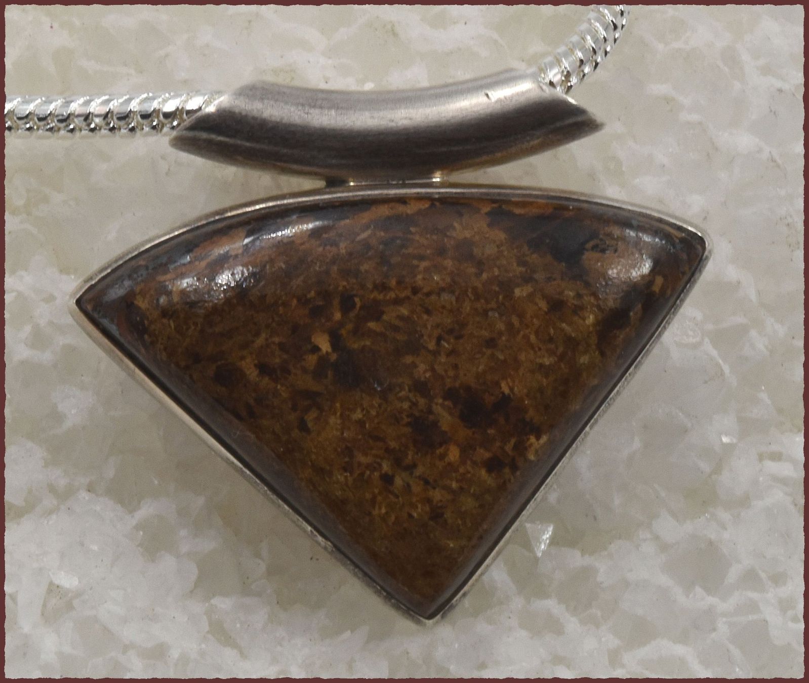 Catenine: Kette 925 Silber mit Branzit Anhänger – Nuovo e nell'imballaggio originale da Oberglatt ZH venduto da Goldfee1 2