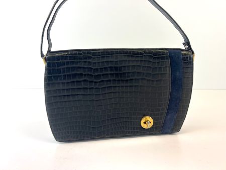 Vintage Handtasche (26x17.5x4 cm) in Schwarz von PICARD 4P