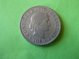 Schweiz 1880, 10 Rappen