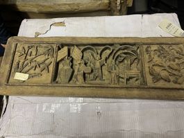 Holzschnitzerei Wandbild | LIQUIDATIONSVERKAUF