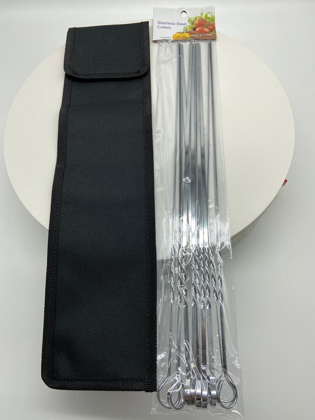 Set di posate: 10er Set Grillspiesse - 38 cm – Nuovo e nell'imballaggio originale da Werdenberg venduto da EXA-Outdoor 3