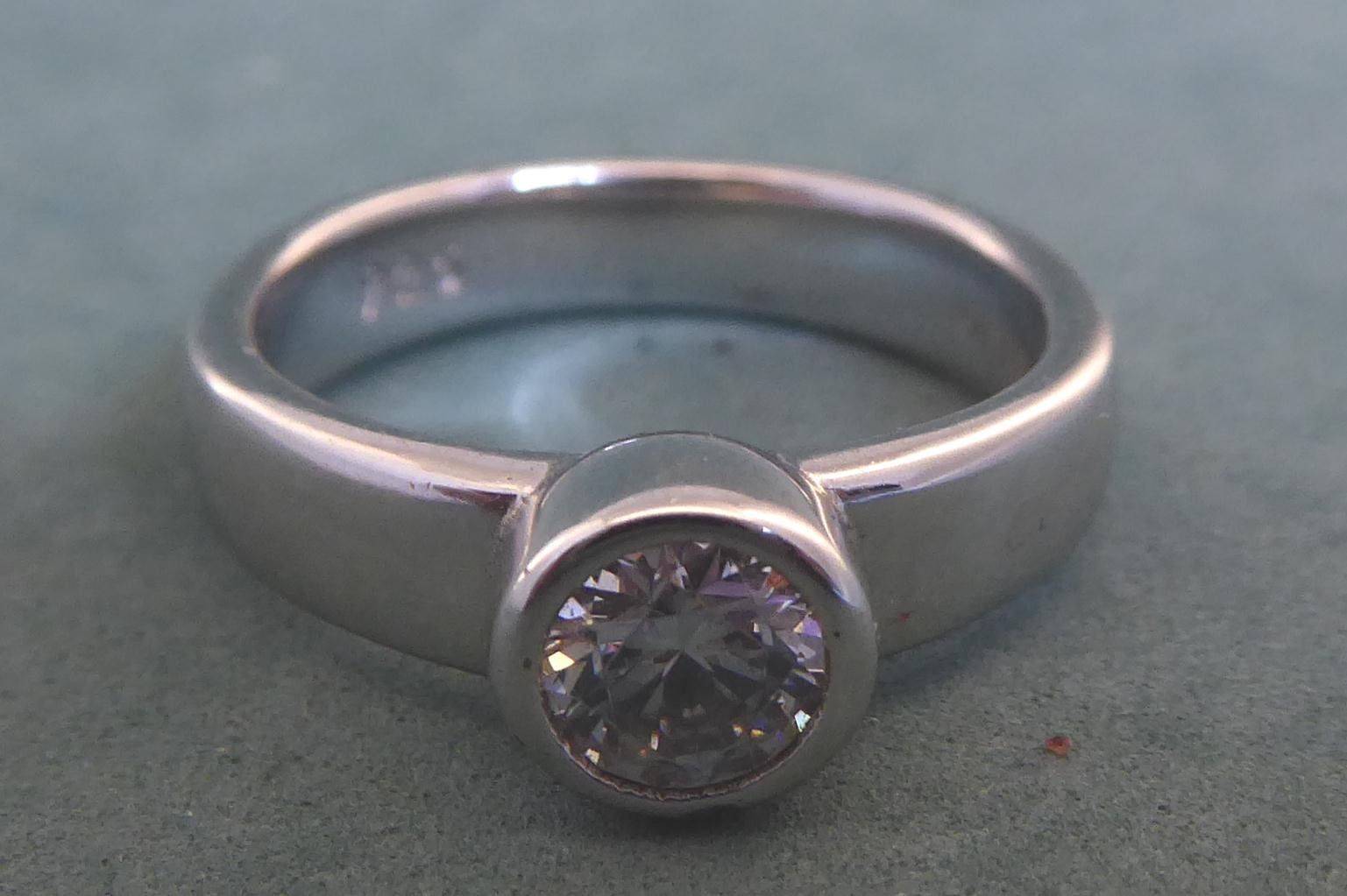 Anelli: Ring 925 Silber mit synthetischem Stein – Usato da Muri AG venduto da silvermouse007 2