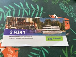 2 Für 1 Schiffahrt Thuner- unv Brienzersee