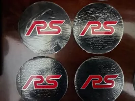 jantes FORD RS | 4x Autocollants Centres cache-moyeu de roue