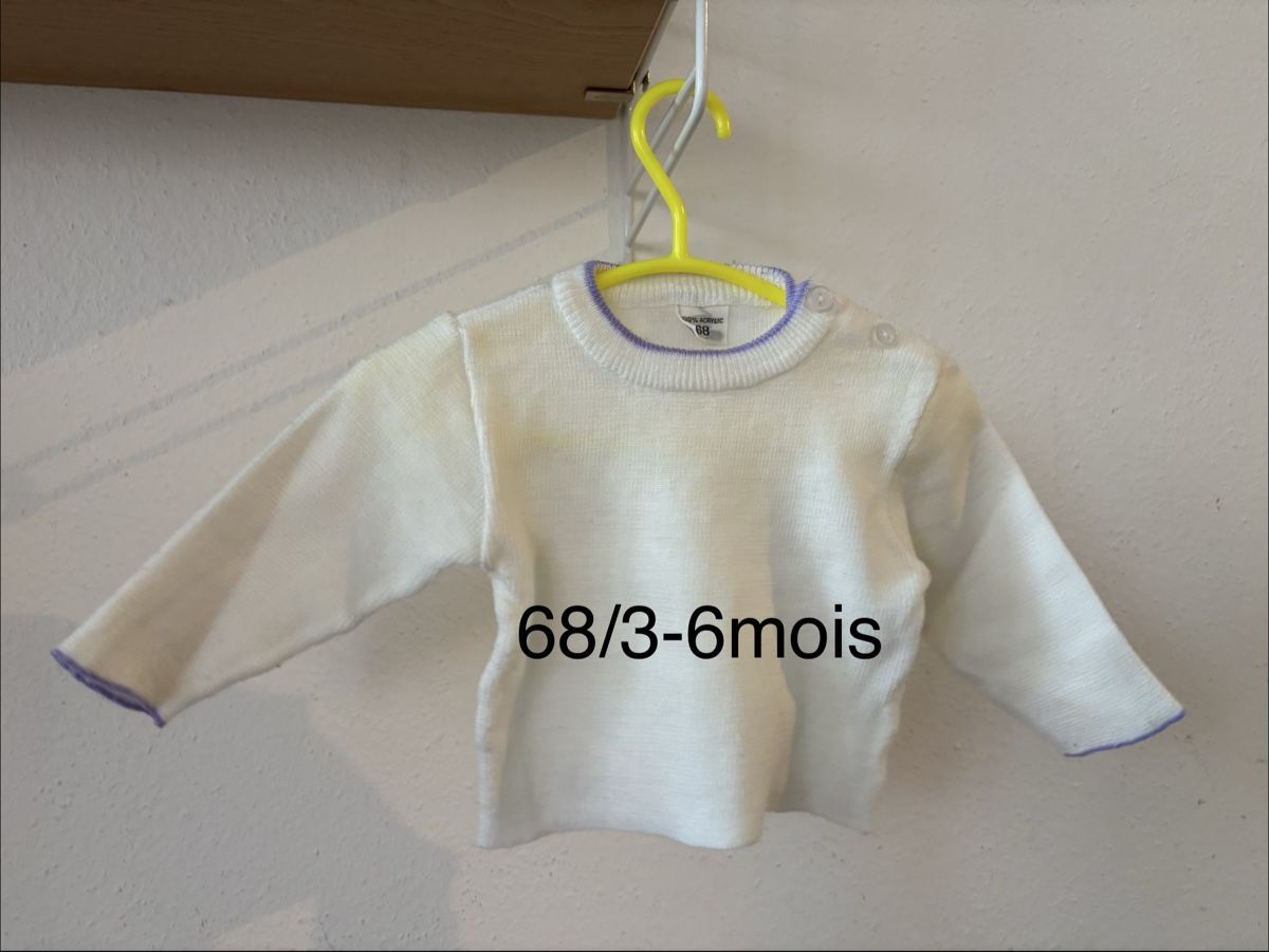 Lotti & Set di vestiti: Lot de 5 pulls 3-6 mois – Usato da Biel/Bienne venduto da Milenegc 2
