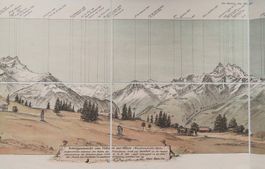Villars sur Ollon  Panorama 1885