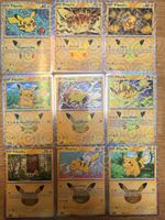 🇫🇷Lot 9 cartes Pikachu 30th