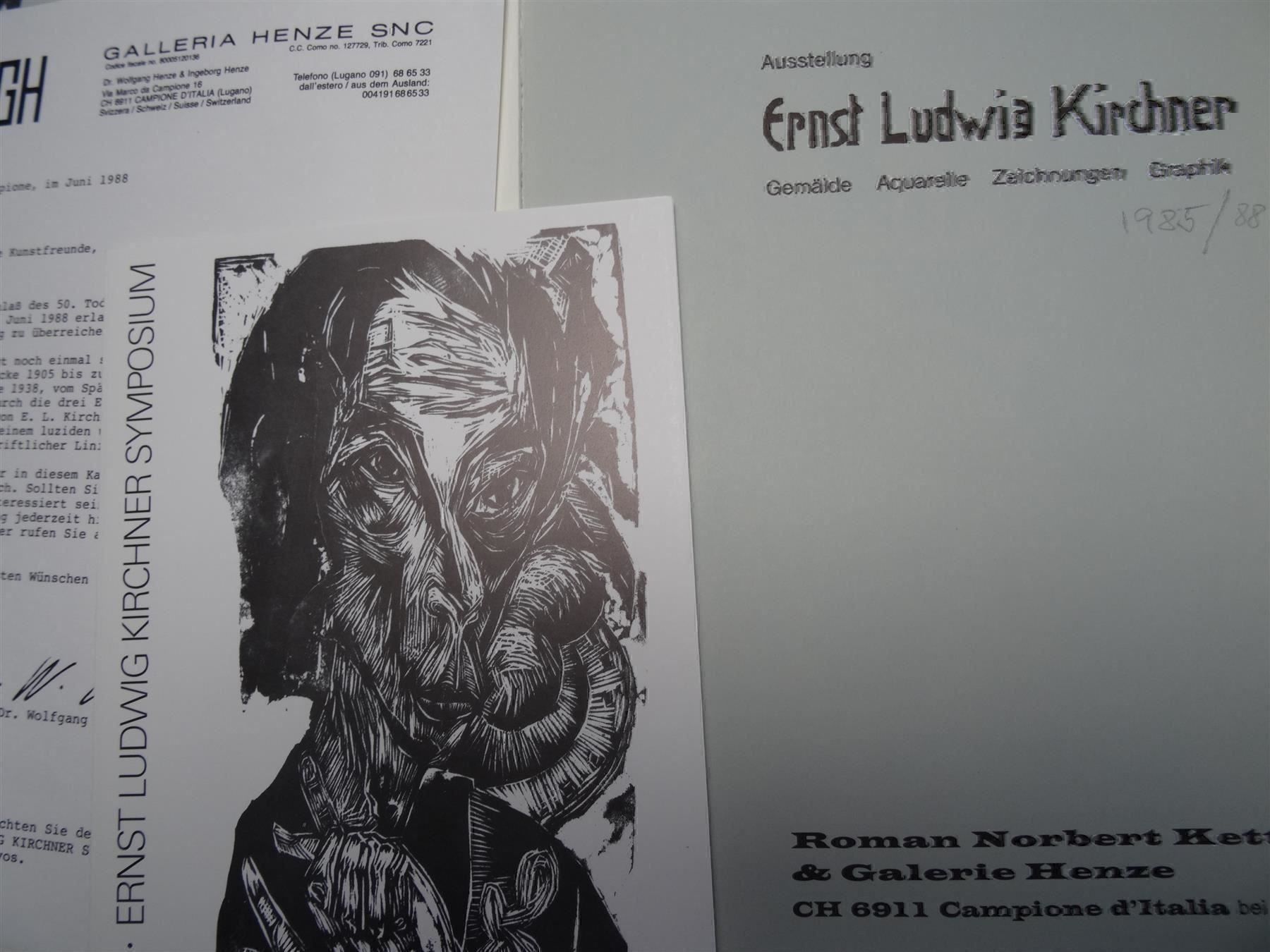Libri: E. L. Kirchner    Ausstellung 1985 – Usato da Lupfig venduto da JUTA09 1