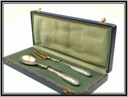 Vorlage Besteck um 1900 800 er Silber Wilhelm Th. Binder WTB