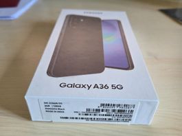SAMSUNG Galaxy A36 EU-Version128 GB, Awesome Black, 6.7", 50