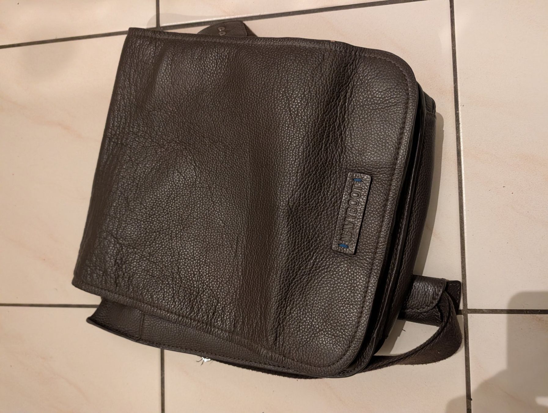 Navyboot Borse: Herren Tasche Leder braun von Navyboot – Usato da Walchwil venduto da whezg 2