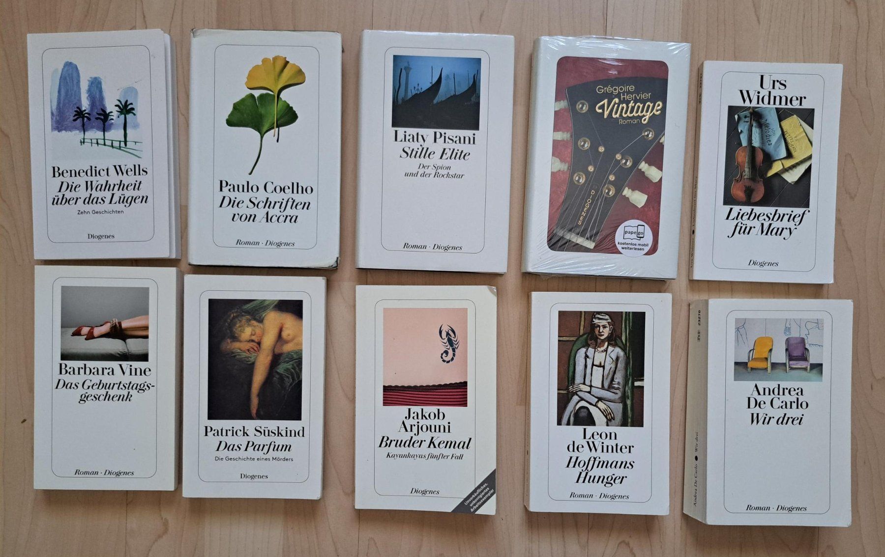 Libri: 10x Romane, Büchersammlung, Diogenes – Usato da Basel venduto da Patiscat