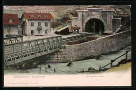 Goeschenen, Brücke und Tunneleinfahrt d
