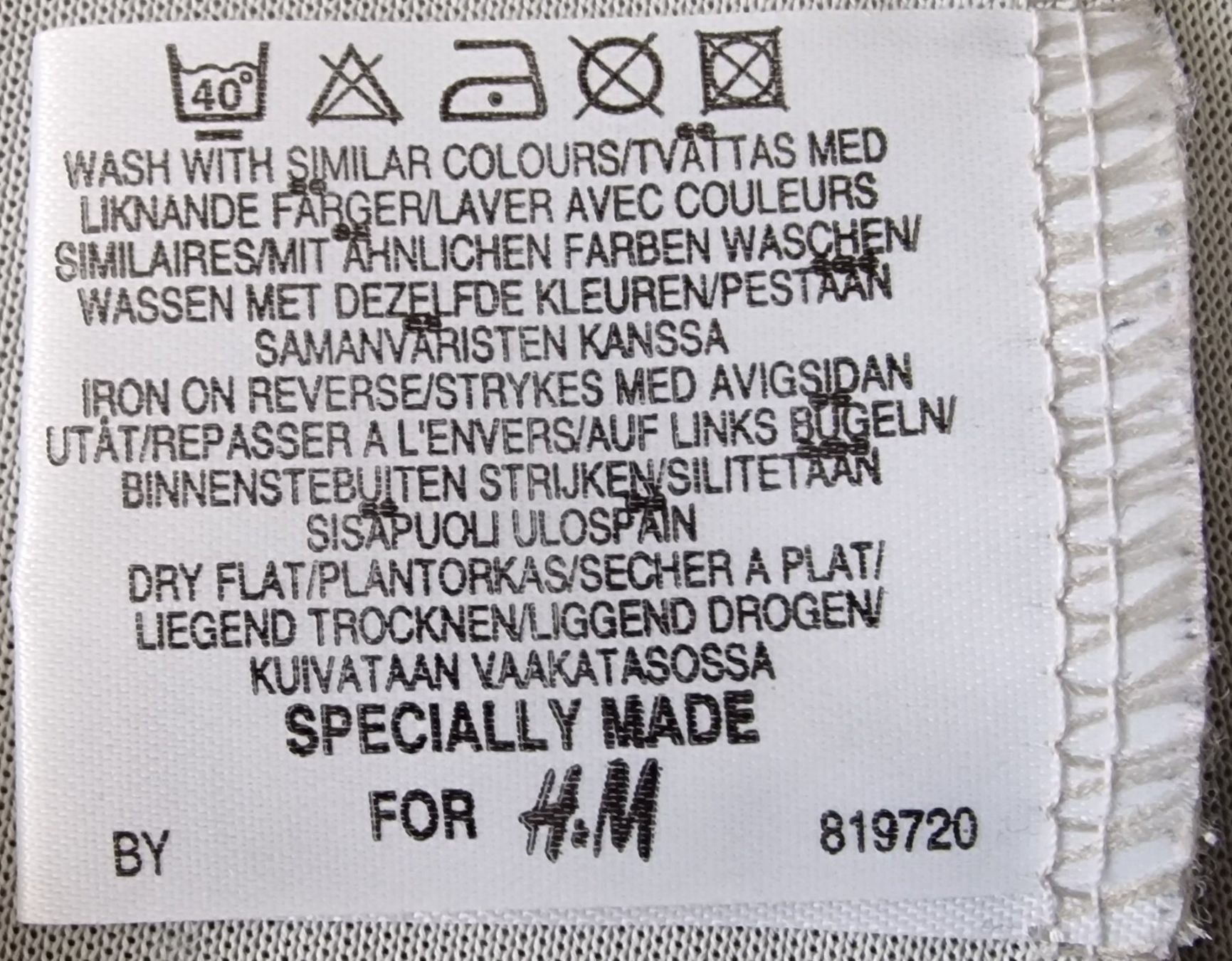 H&M Pantaloni: Sommer Hose TACTEL® NYLON hellgrau, H&M – Usato da Haslen GL venduto da ricarono 3