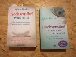 2x Bücher von Sylvia Harke. Ratgeber Hochsensibilität. 