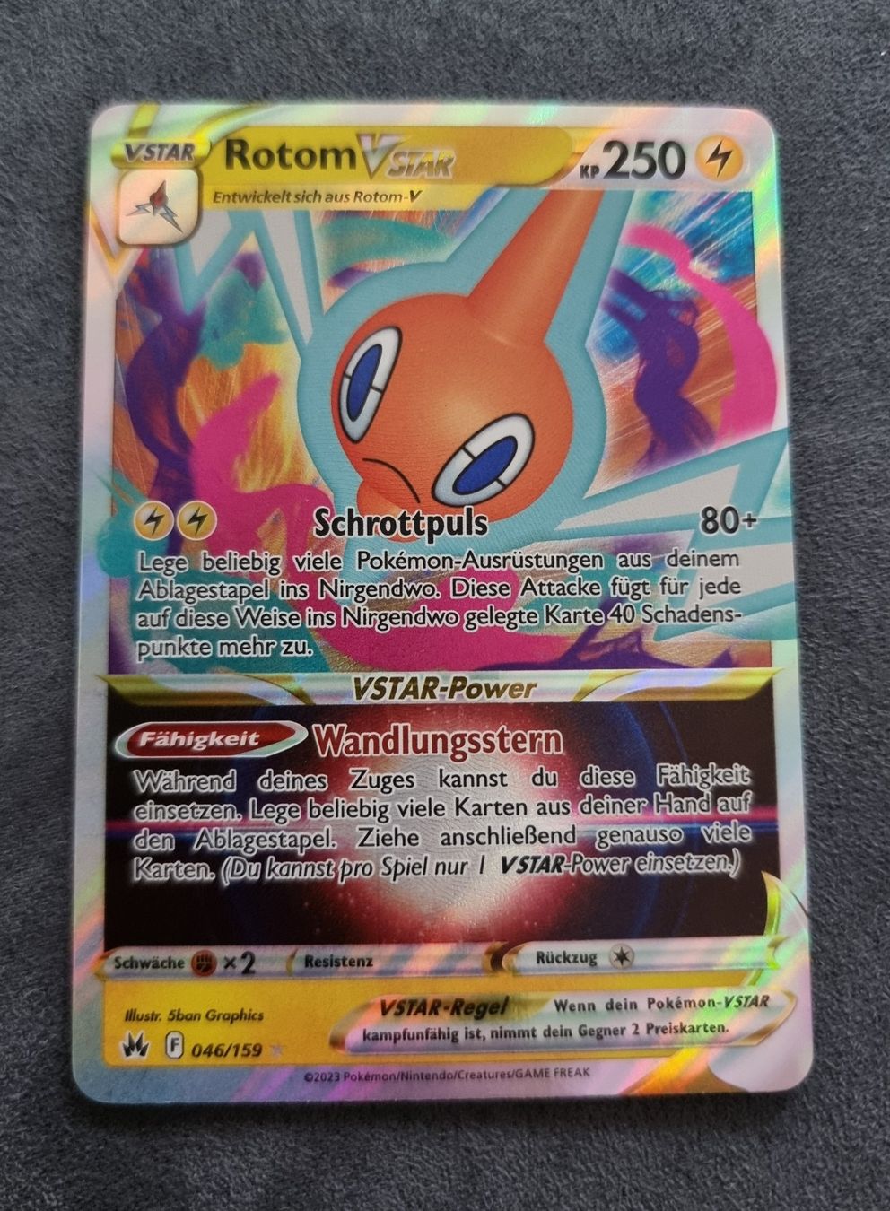 Pokémon Sammelbilder & Trading cards: Pokémon Rotom VSTAR 046/159 NM – Neu (gemäss Beschreibung) aus Roggwil BE von S_Cards