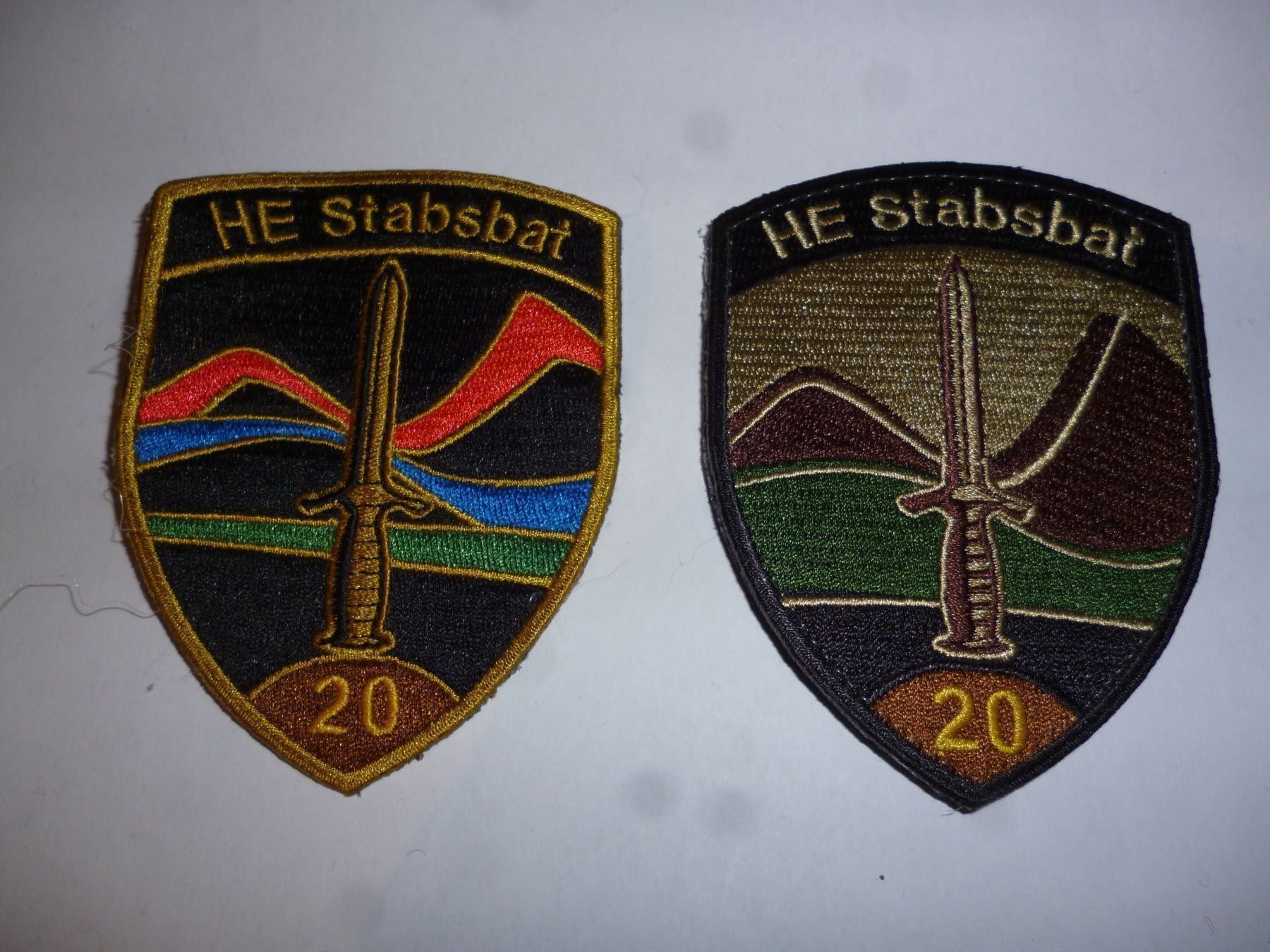 Patches: A+B Patch HE Stabsbat 20 Kp II – Gebraucht aus Oberiberg von reimet
