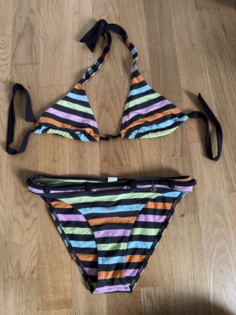 Bikini Banana Moon gestreift bunt Grösse 38 guter Zustand