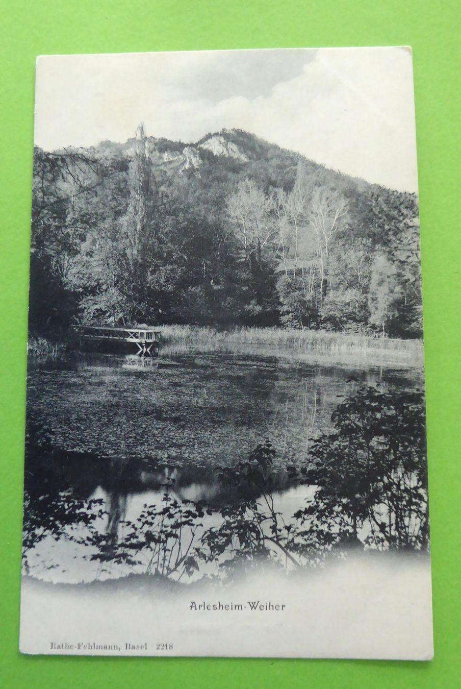 Cartoline postali: AK Arlesheim Ermitage grosser Weiher – Usato da Aesch BL venduto da Kauri1