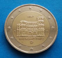 Deutschland: 2 Euro Rheinland-Pfalz, Porta Nigra 2017, SS.