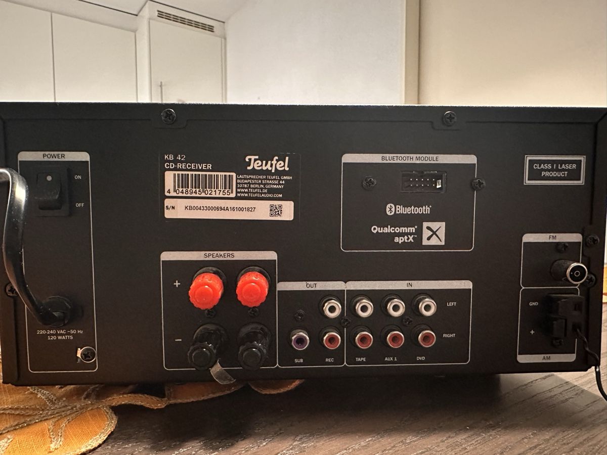 Teufel Ricevitori: Teufel KB 42 CD Receiver – Usato da Zug venduto da Tod.ko 1