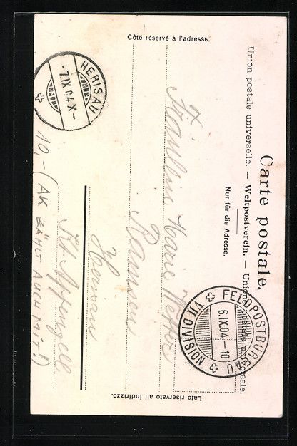 Cartoline postali: AK Amriswil, Kirche, 1904 – Usato da Berlin venduto da bartko-reher 1
