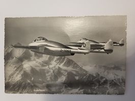 Postkarte Flugzeuge De Havilland Vampire J-1060 Schweizer RZ