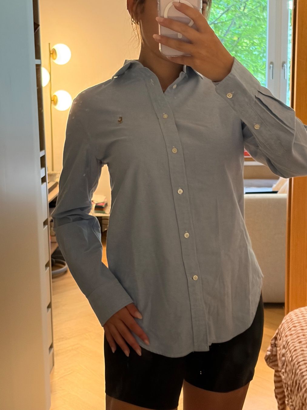 Ralph Lauren Camicette: RALPH LAUREN 100% Cotton Light Blue Shirt US4 / EU34 – Nuovo e nell'imballaggio originale da Zürich venduto da mon_ht6w 1
