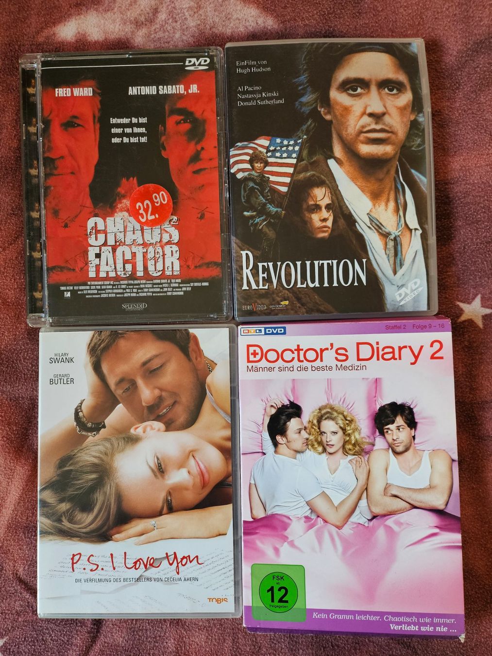 Tous les DVDs: 4 LIEBES - DVDs Diverse Pack 2 - S.B.1905 – D'occasion à Thun par Shame