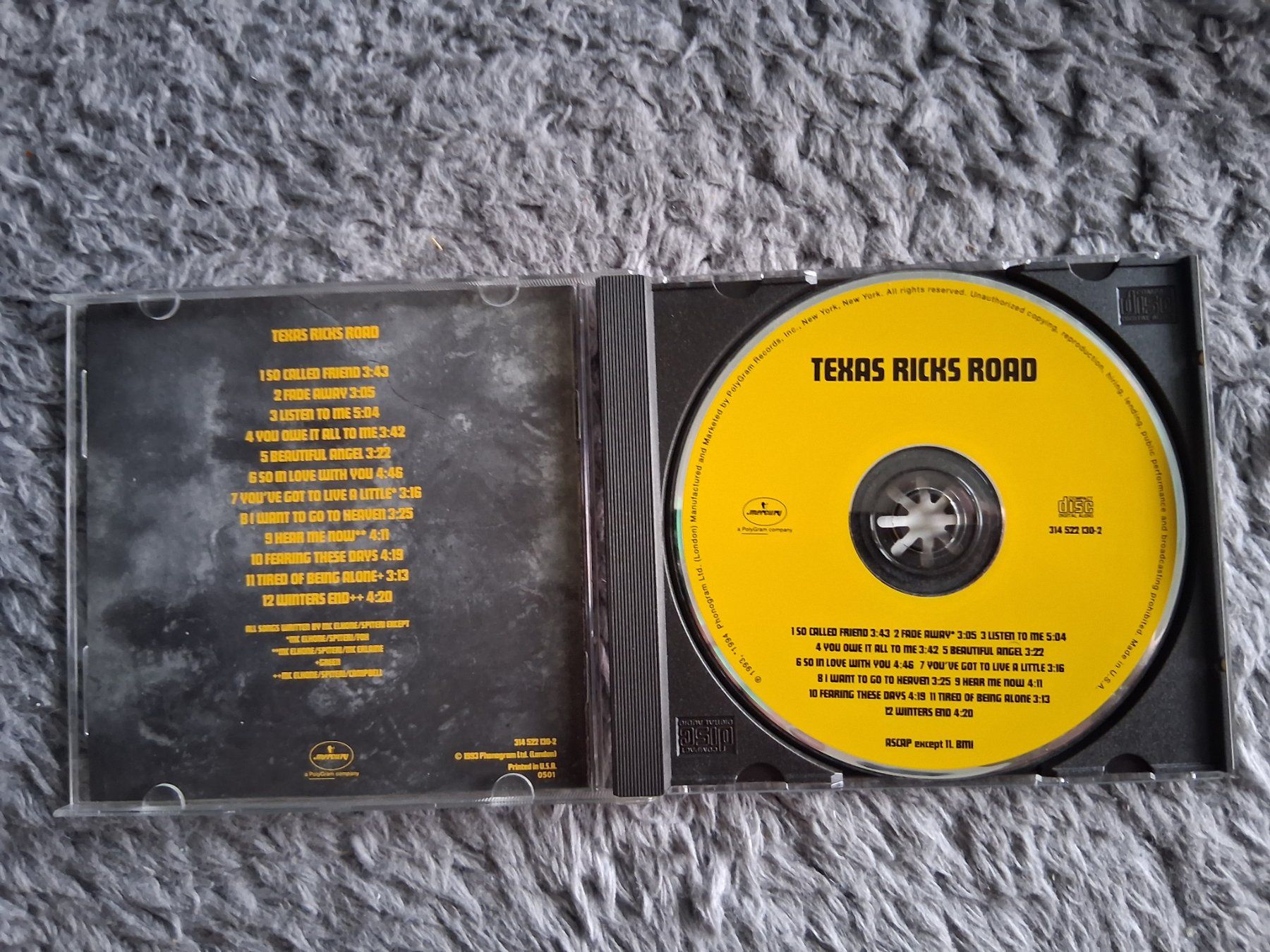 CD: TEXAS     RICKS ROAD     CD – Usato da Wetzikon ZH venduto da Ramones01 2