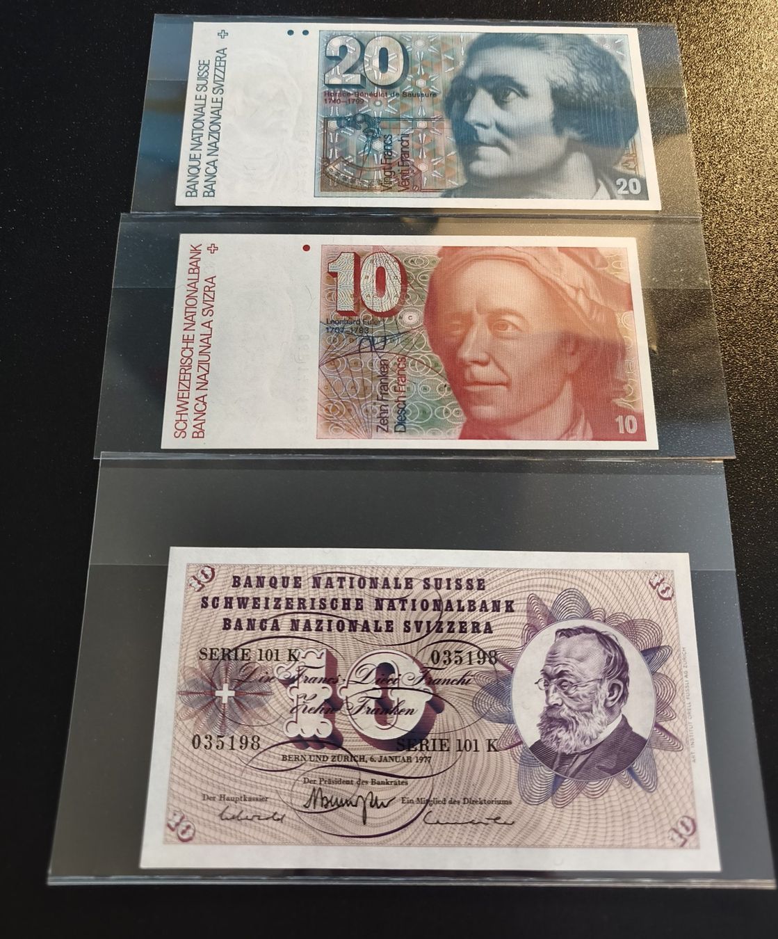 Banconote: Banknoten Schweiz - Lot – Usato da Mendrisio venduto da Dee-11