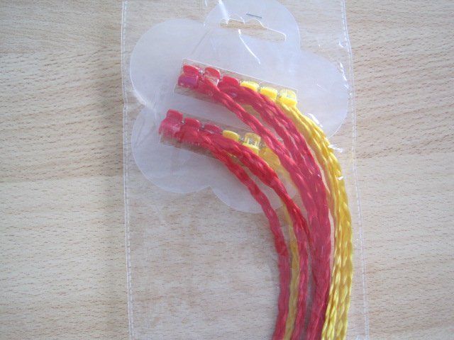Accessori per capelli: Haarsträhne rot - gelb – Nuovo e nell'imballaggio originale da Schachen LU venduto da moepsli5 2