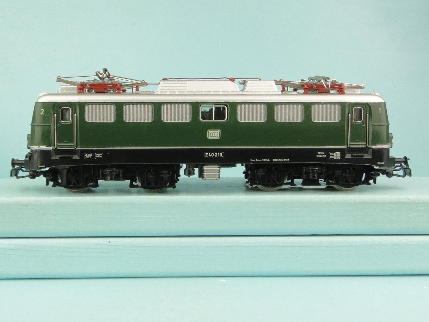 Märklin Modellini di ferrovie: Märklin 3030 DB BR E40 Grün – Usato da Bülach venduto da cann11 1