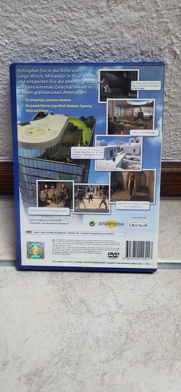 Sony Giochi: PS2 - Largo Winch – Usato da Münsingen venduto da Heroism2010 1