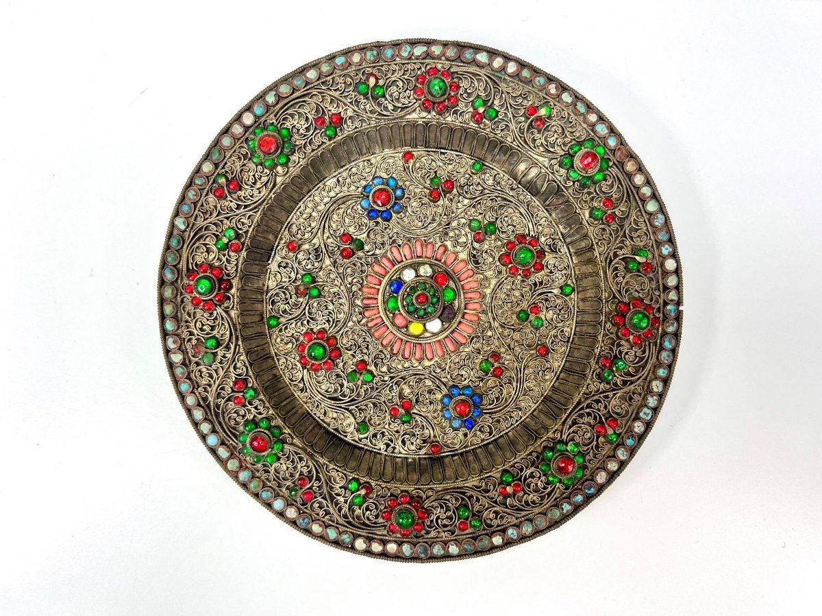 Teller: Teller Mandala Tibet oder Nepal 19. Jahrhundert – Gebraucht aus Zürich von Arche_Brockenhaus