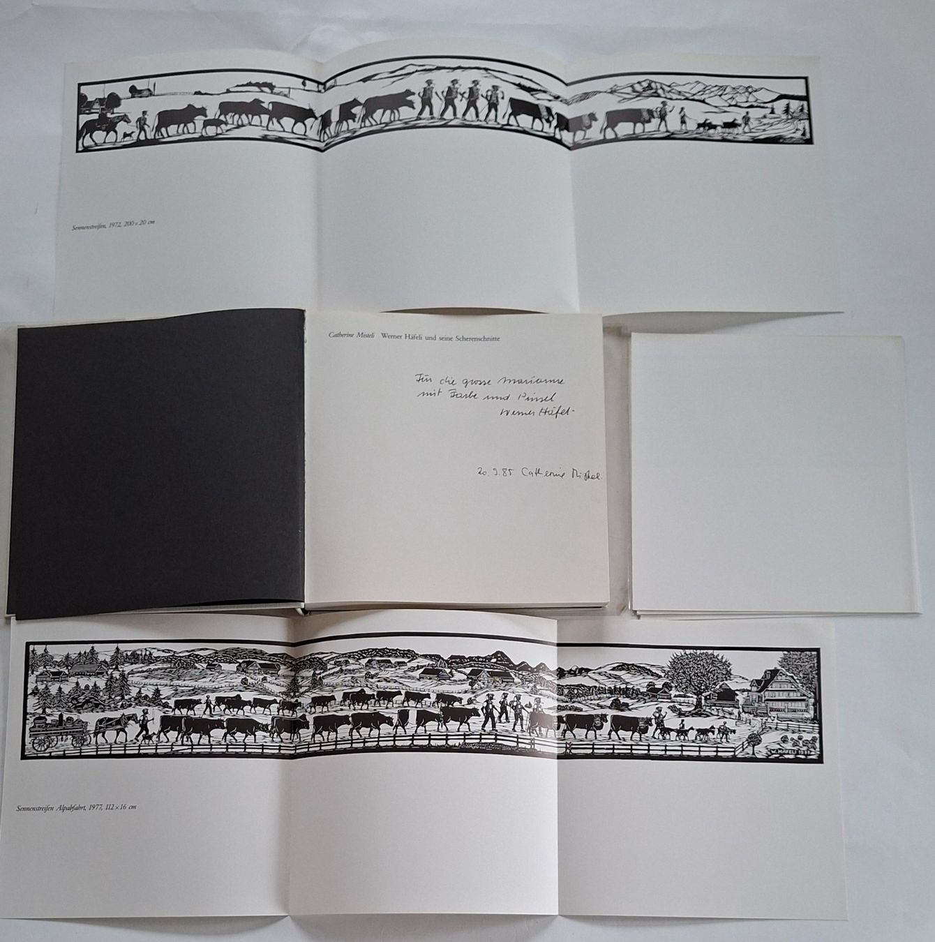 Bücher: Werner Häfeli, Scherenschnitte, sign. W. Häfeli, C. Misteli – Gebraucht aus Opfikon von Diversamente 3