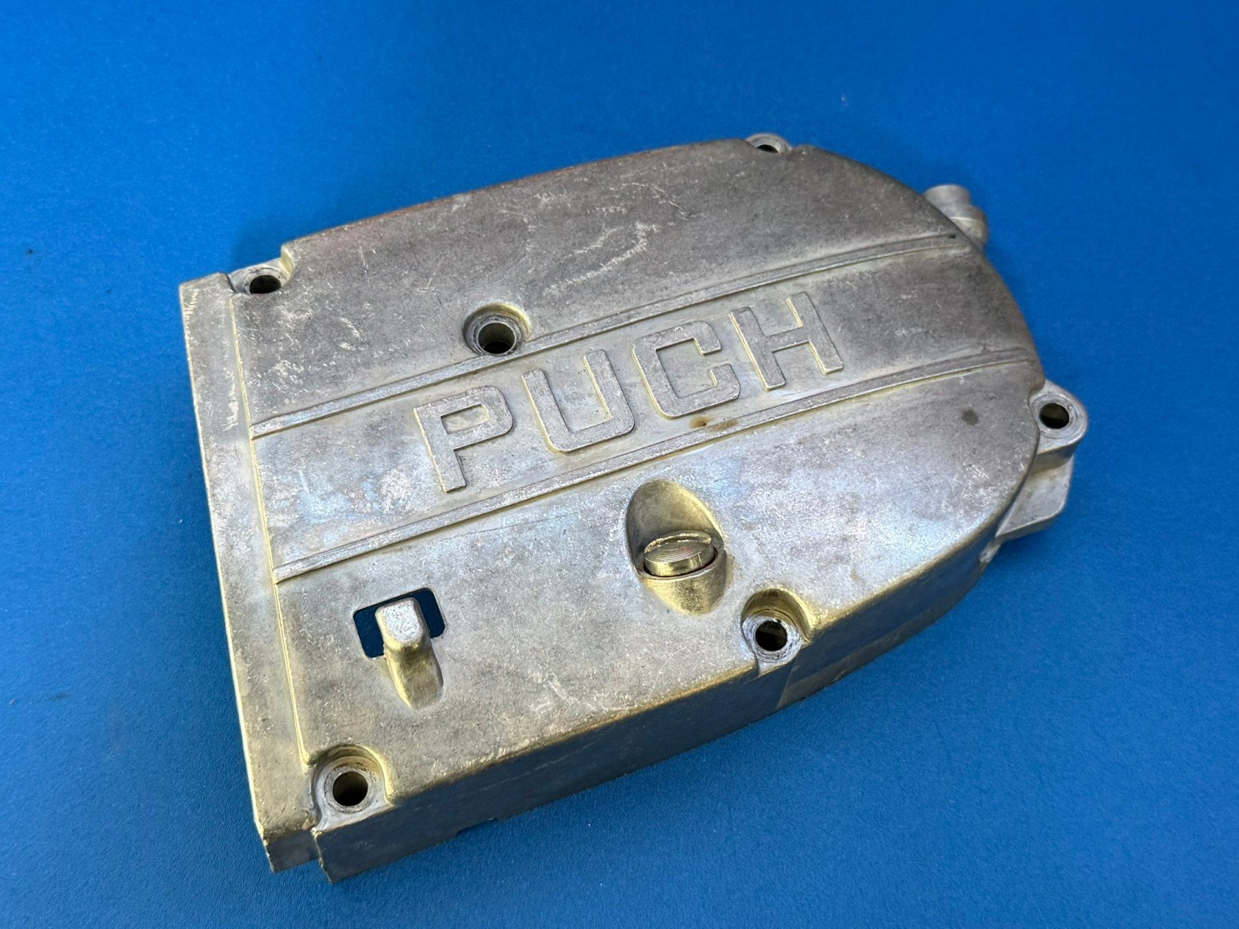 Parti ricambio per ciclomotori: Puch E50 Deckel mit Startmechanismus Maxi Plus glaube ich – Usato da Bolken venduto da si.x.las
