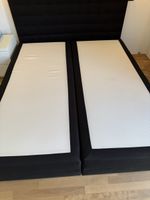 Boxspringbett mit Stauraum schwarz 180x210cm guter Zustand