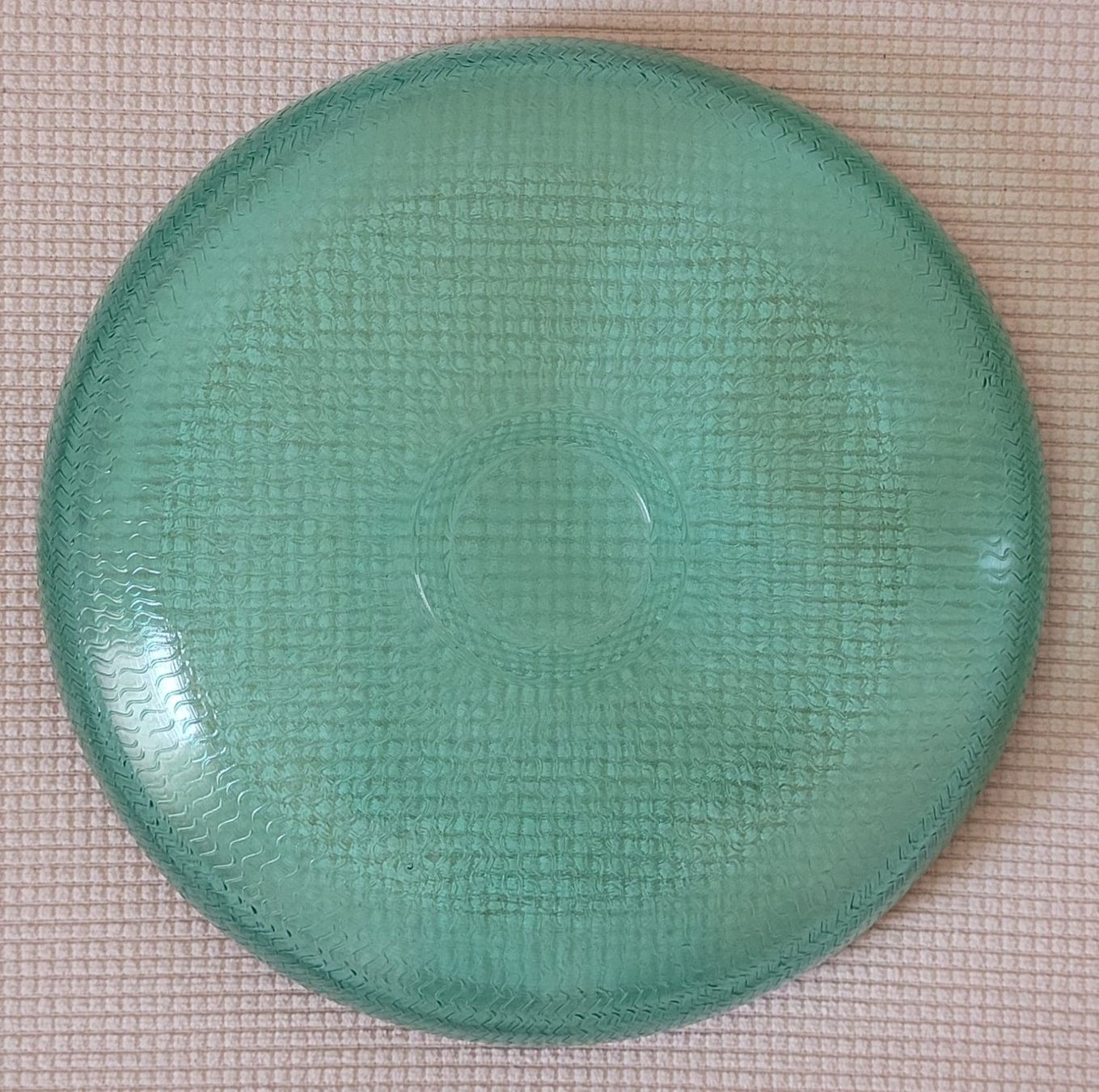 Tutte le decorazioni: Glasschale Deko grün Durchmesser 22 cm – Usato da Luzern venduto da ANG3 1
