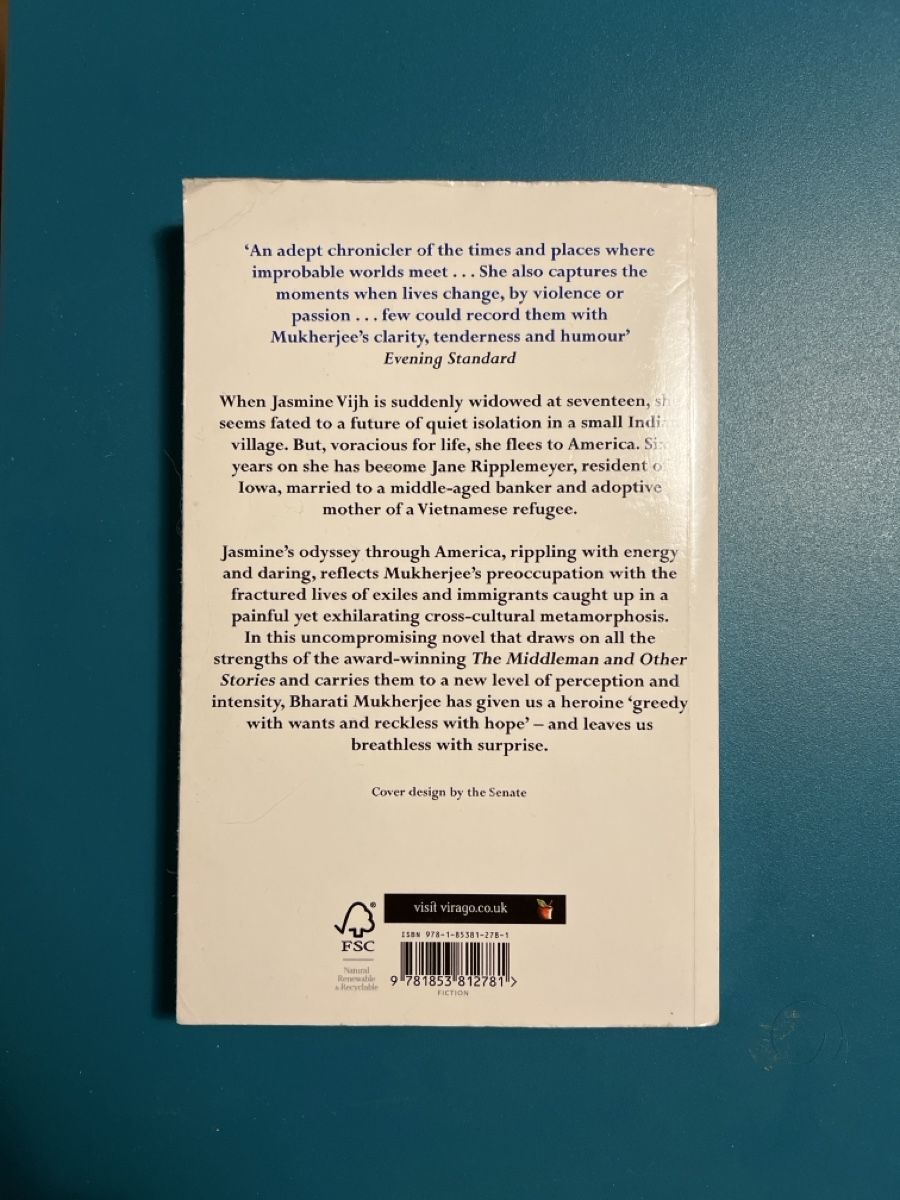 Libri: Jasmine - Bharati Mukherjee – Usato da Adliswil venduto da cheddarson 1