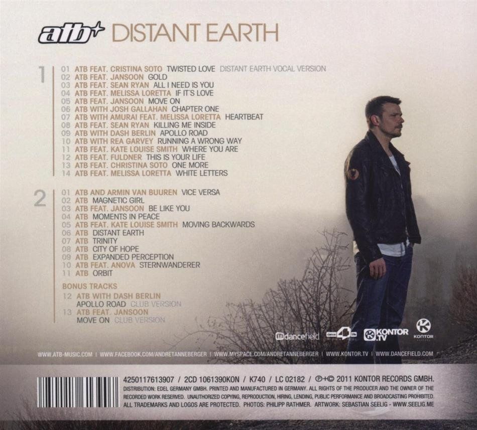 CD: Atb - Distant Earth (Limited Edition, 2 CDs) Digipack – Usato da Uzwil venduto da visions77 1
