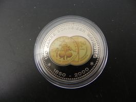 Medaille 150 Jahre Franken 2000 - 50 Franken 2004 FIFA