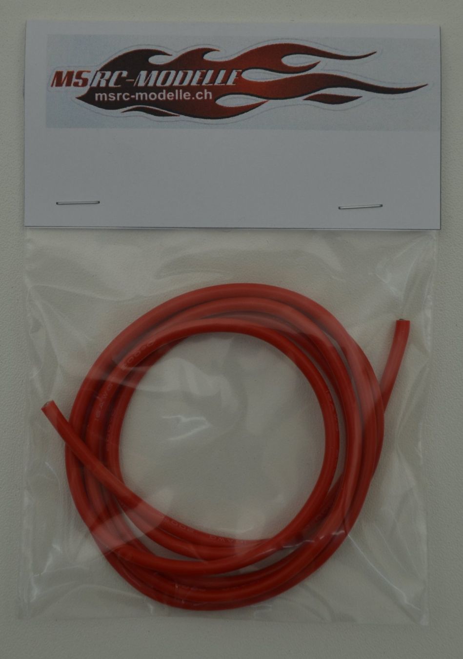RC Modellbau: Silikonkabel Kupferlitze AWG16 1m Rot – Neu und originalverpackt aus Rüti von MSRCModelle