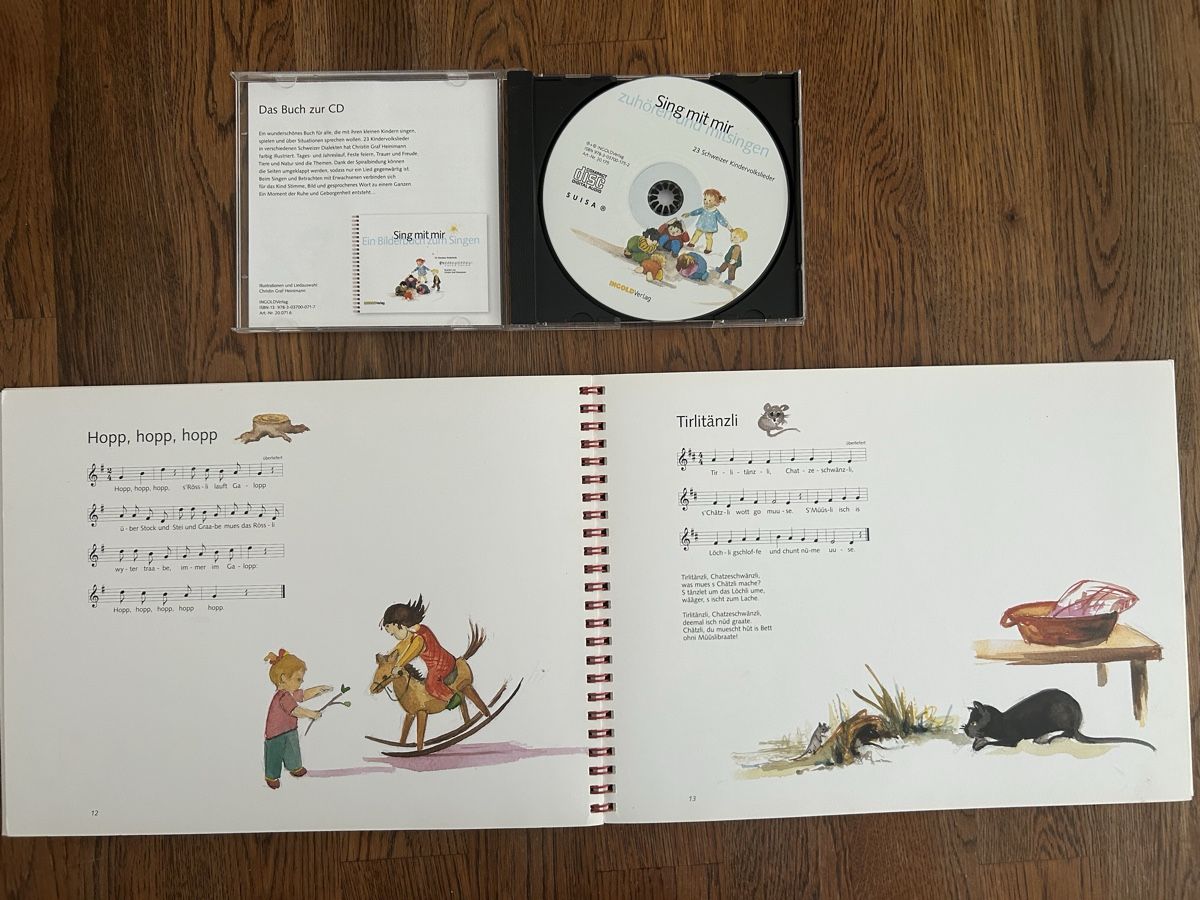 Libri: Sing mit mir Buch und CD 23 Schweizer Kinderlieder, neuwerti – Nuovo (secondo la descrizione) da Wolhusen venduto da eve_m6cg 1
