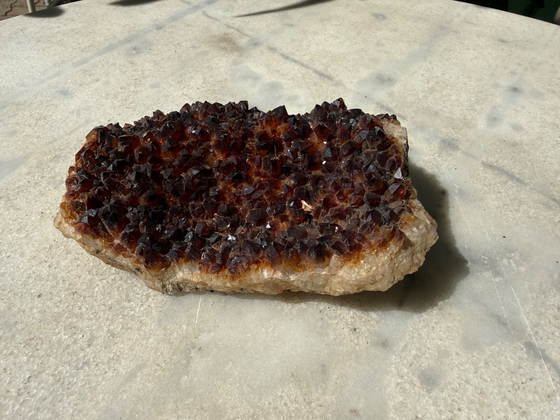 Mineralien & Heilsteine: Citrin Druse (?) – Gebraucht aus Rorbas von tun_m7fz 1