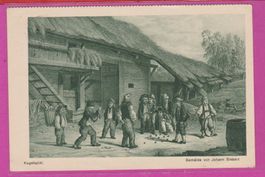 Kinder   :   Kugelspiel -   alte Ansichtkarte 1924